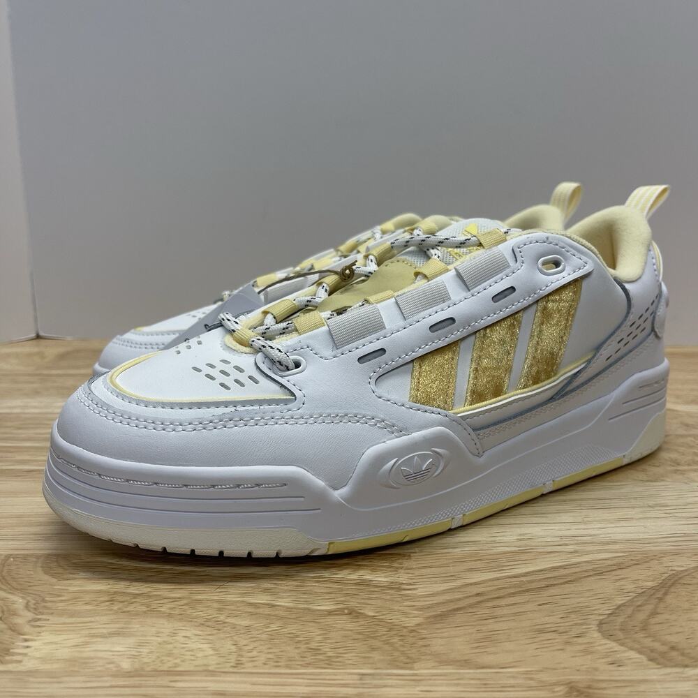 Adidas Originals Adi2000 Women's Shoes Size 9 White Yellow GZ7203